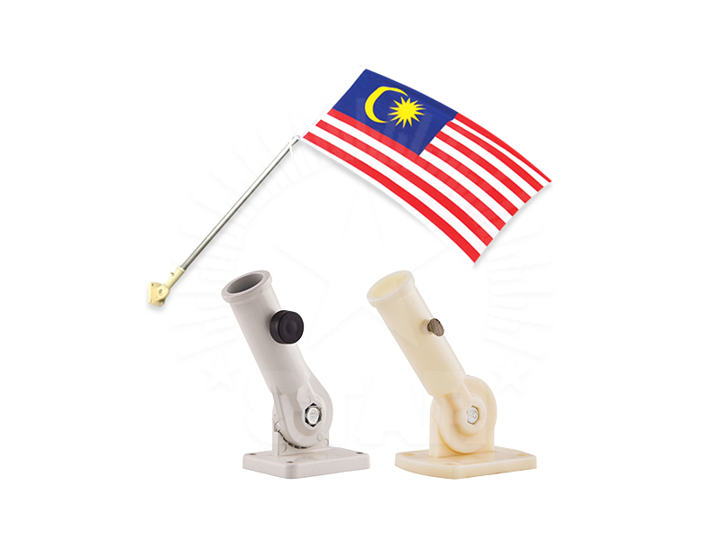 Adjustable Flag Pole Bracket (Plastic and Steel)
