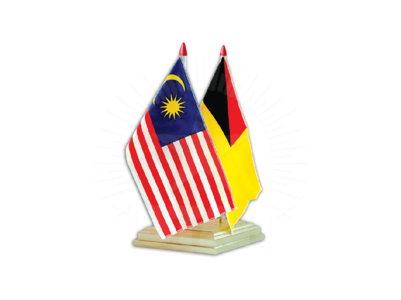 Malaysia Double Table Flag | 桌旗