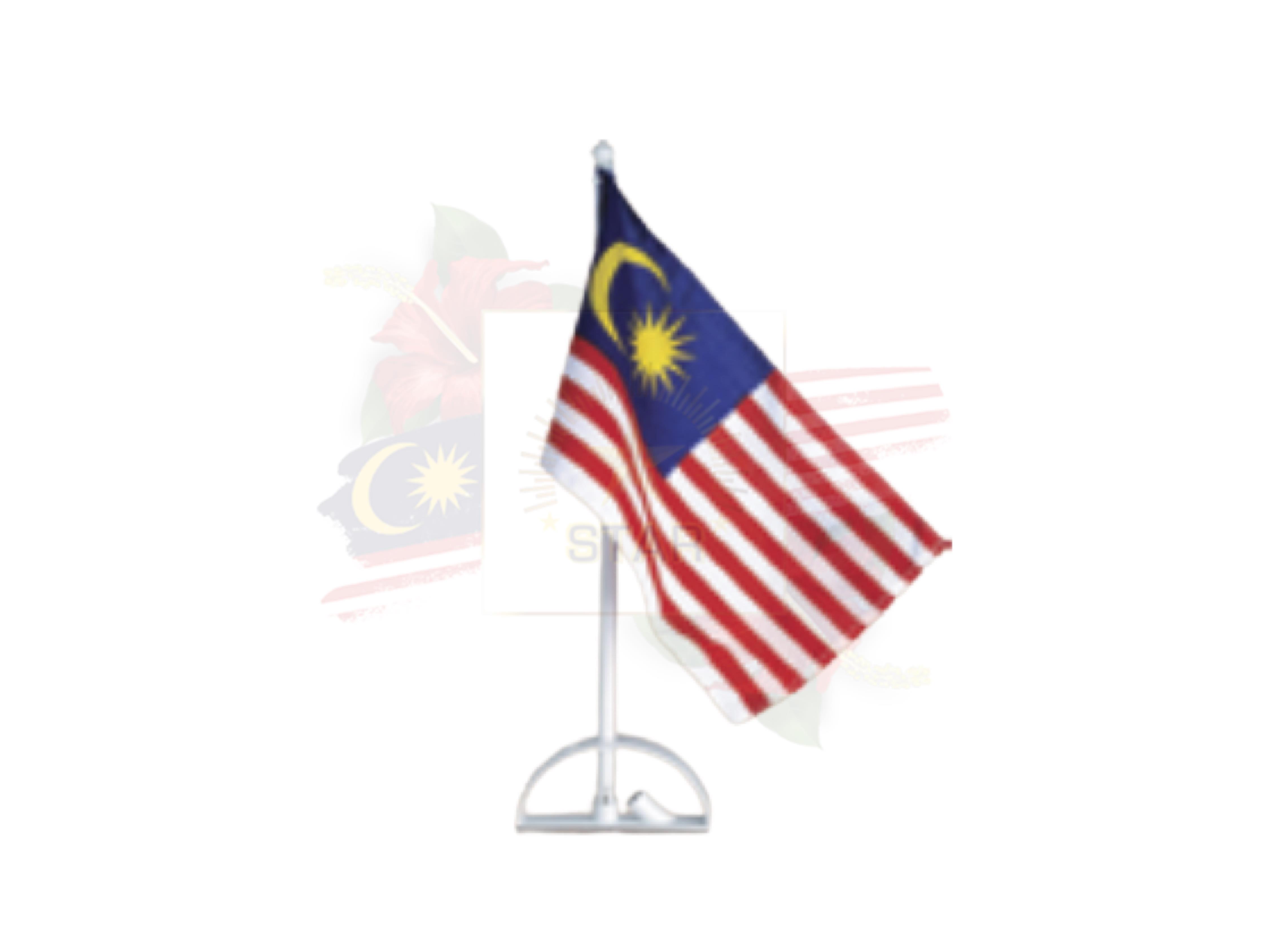 Malaysia (Cotton) / Customize (Polymesh) Car Flag <br> 定制汽车旗