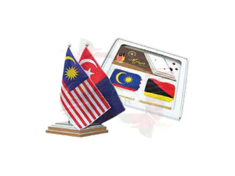 Wooden Double Table Flag <br> 双桌旗